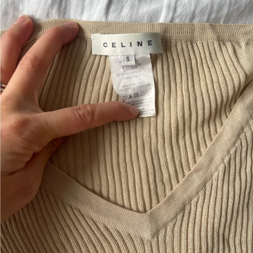 Celine v-neck top